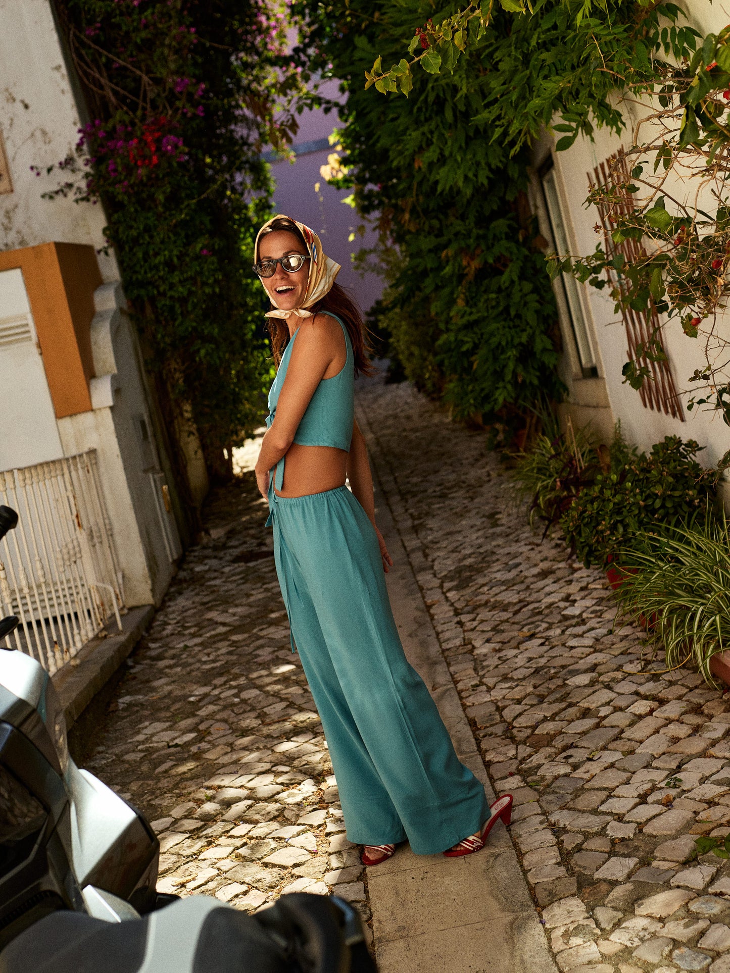 LIMONATA PANTS | ESMERALD BLUE