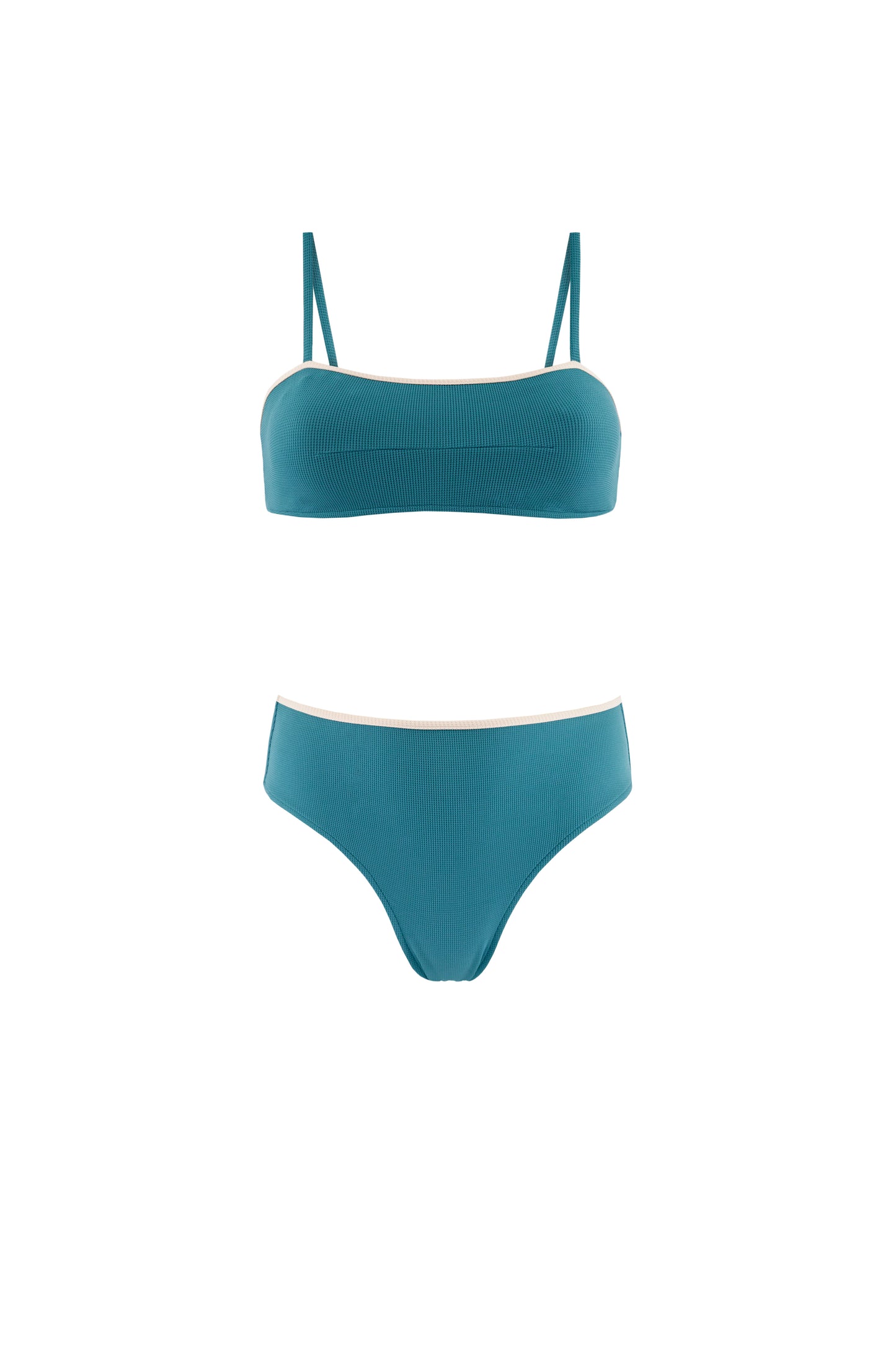 ESTATE HIGH-WAIST BIKINI | ESMERALD BLUE