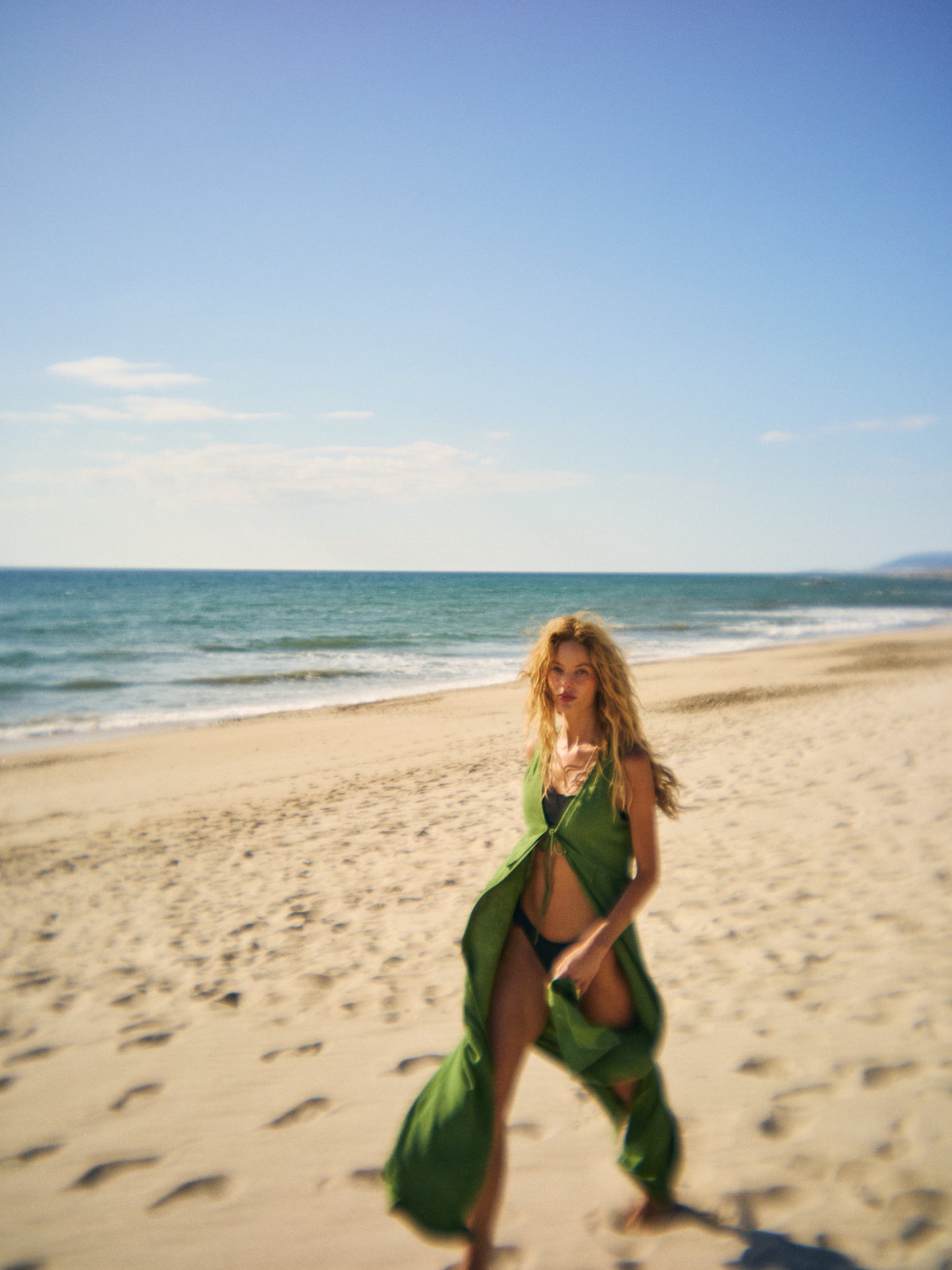 SUNDOWN COVER-UP | GREEN GRASS