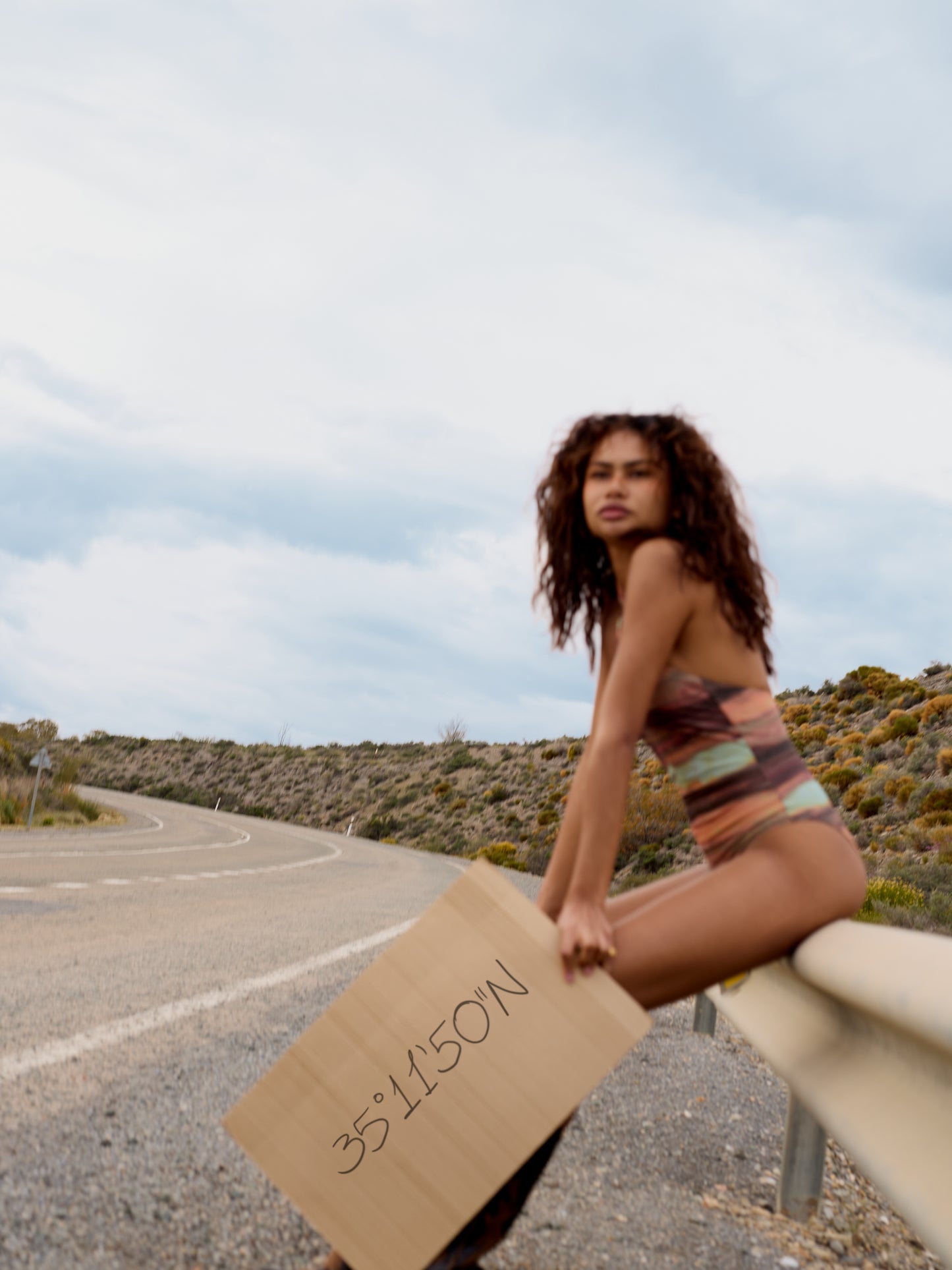 RODEO HIGH-NECK SWIMSUIT | SUNSET