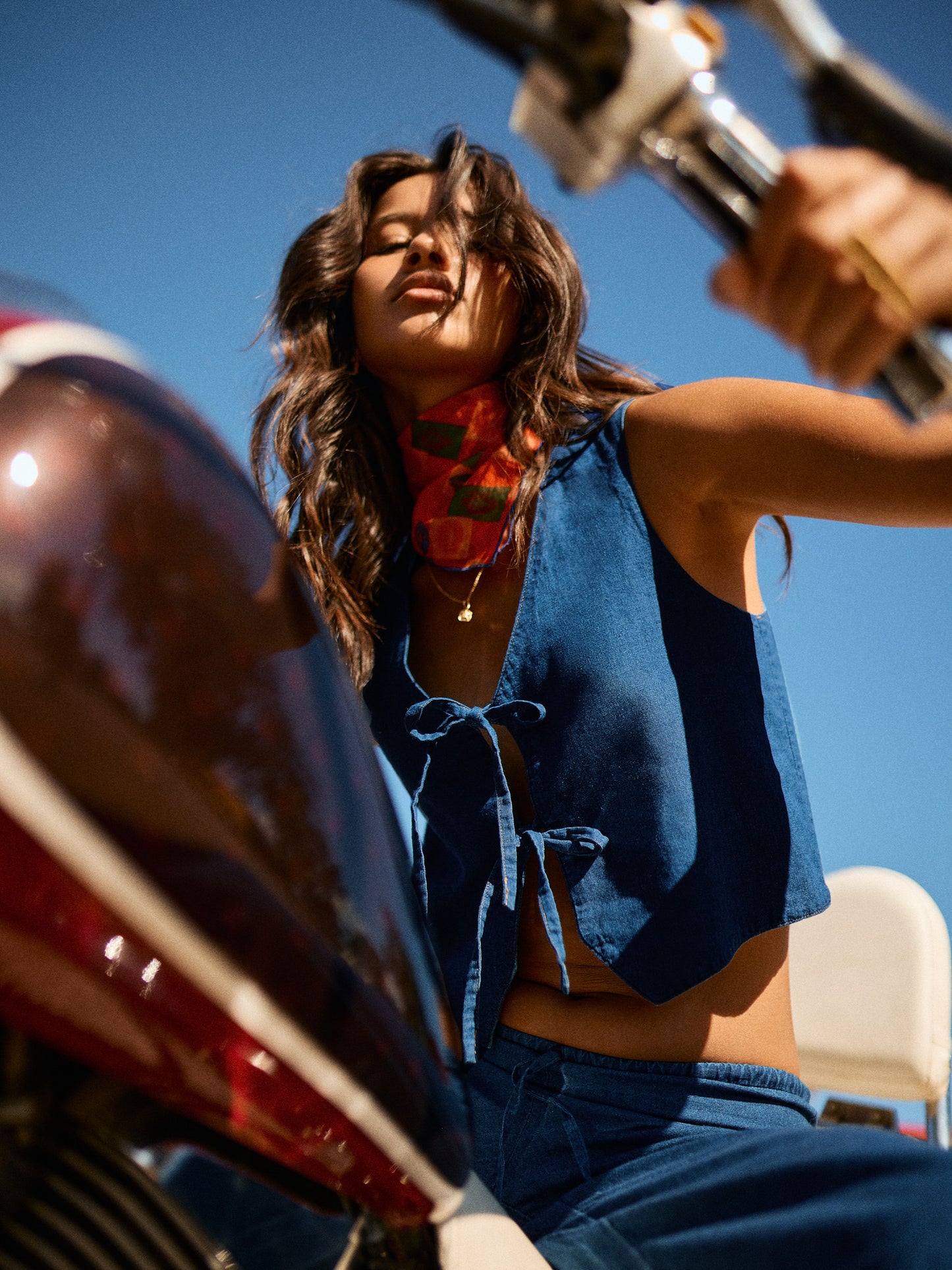 RANCHER'S VEST | BLUE DENIM