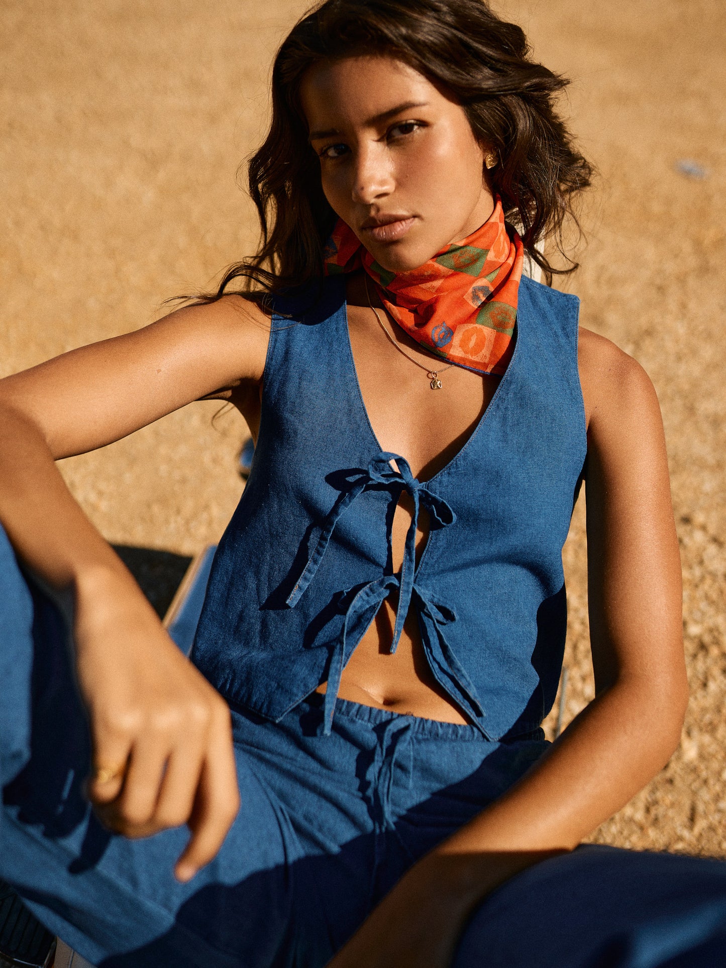 RANCHER'S VEST | BLUE DENIM