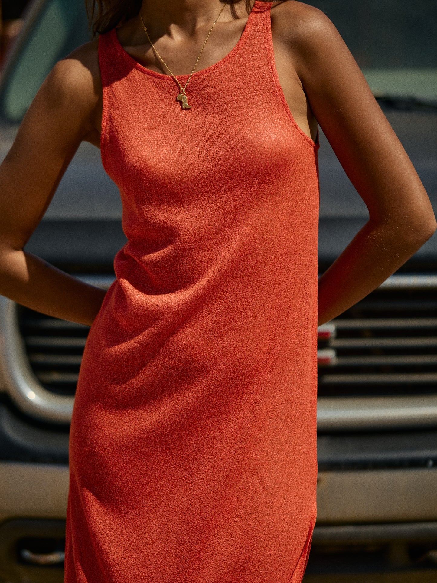 BBQ DRESS | TRUE RED