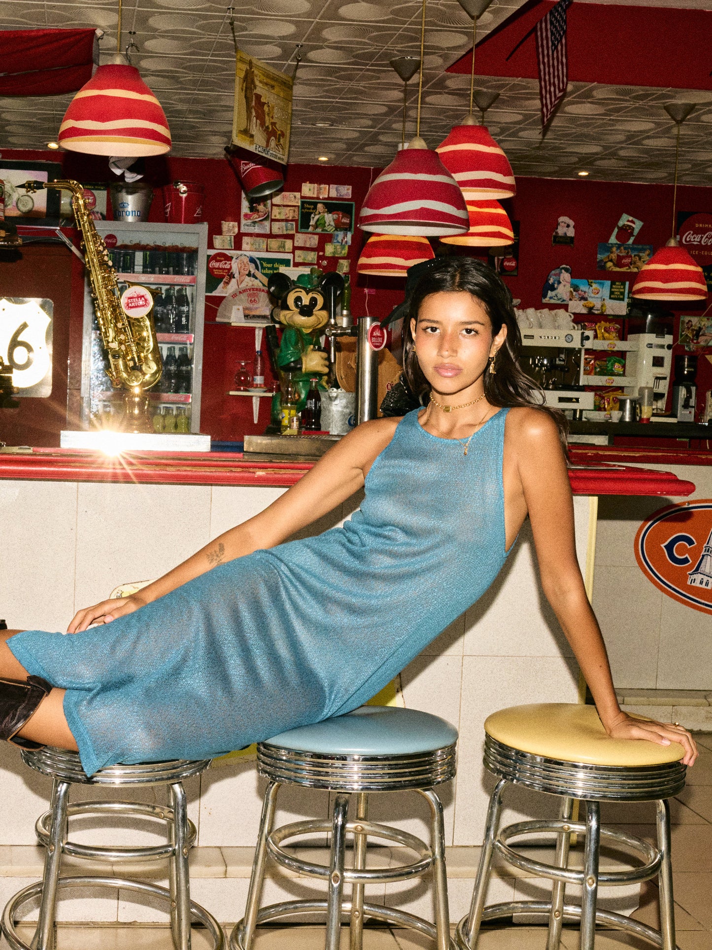 BBQ DRESS | STAR SPANGLED BLUE