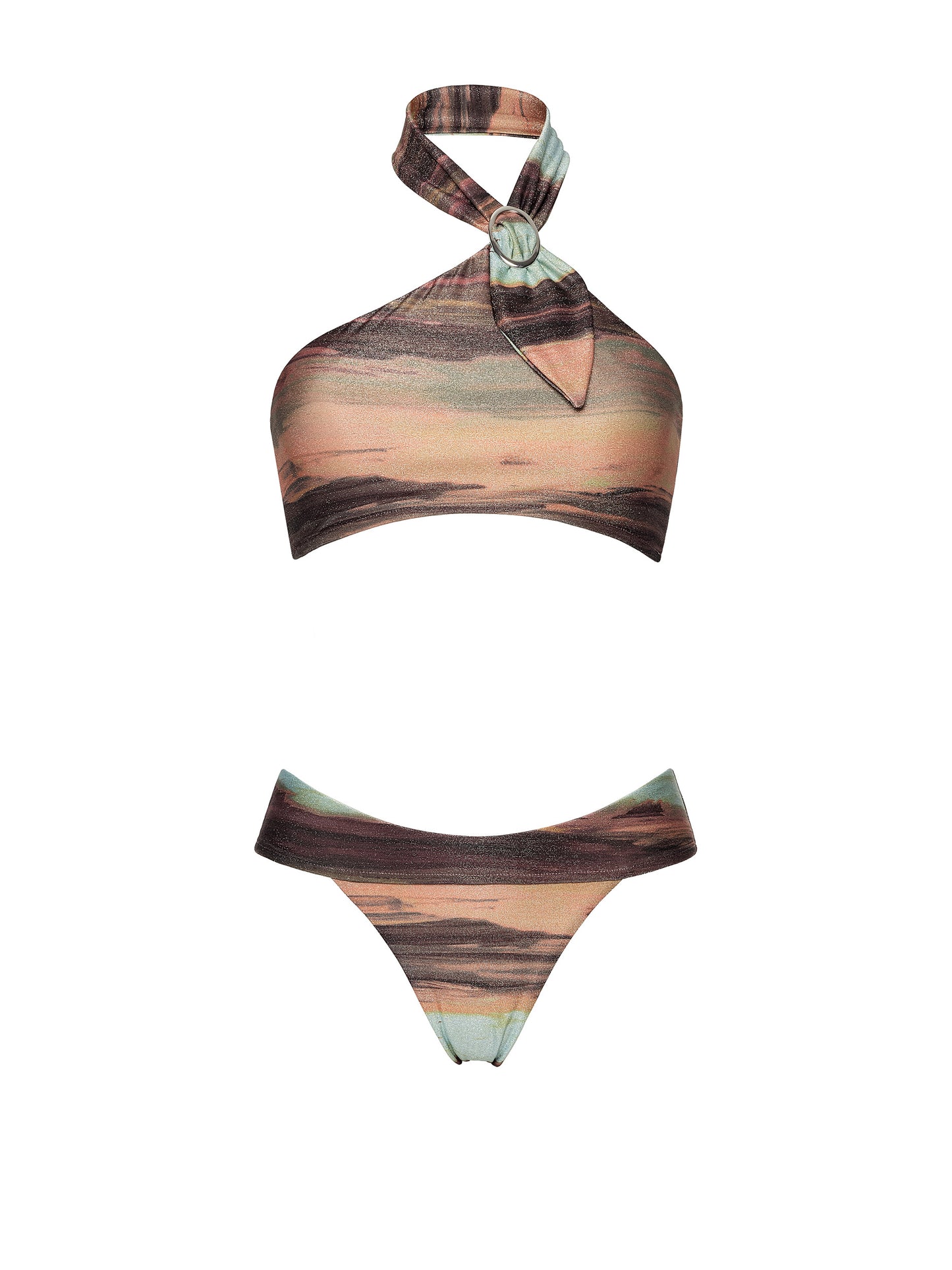 YEE-HAW HIGH-NECK BIKINI | SUNSET