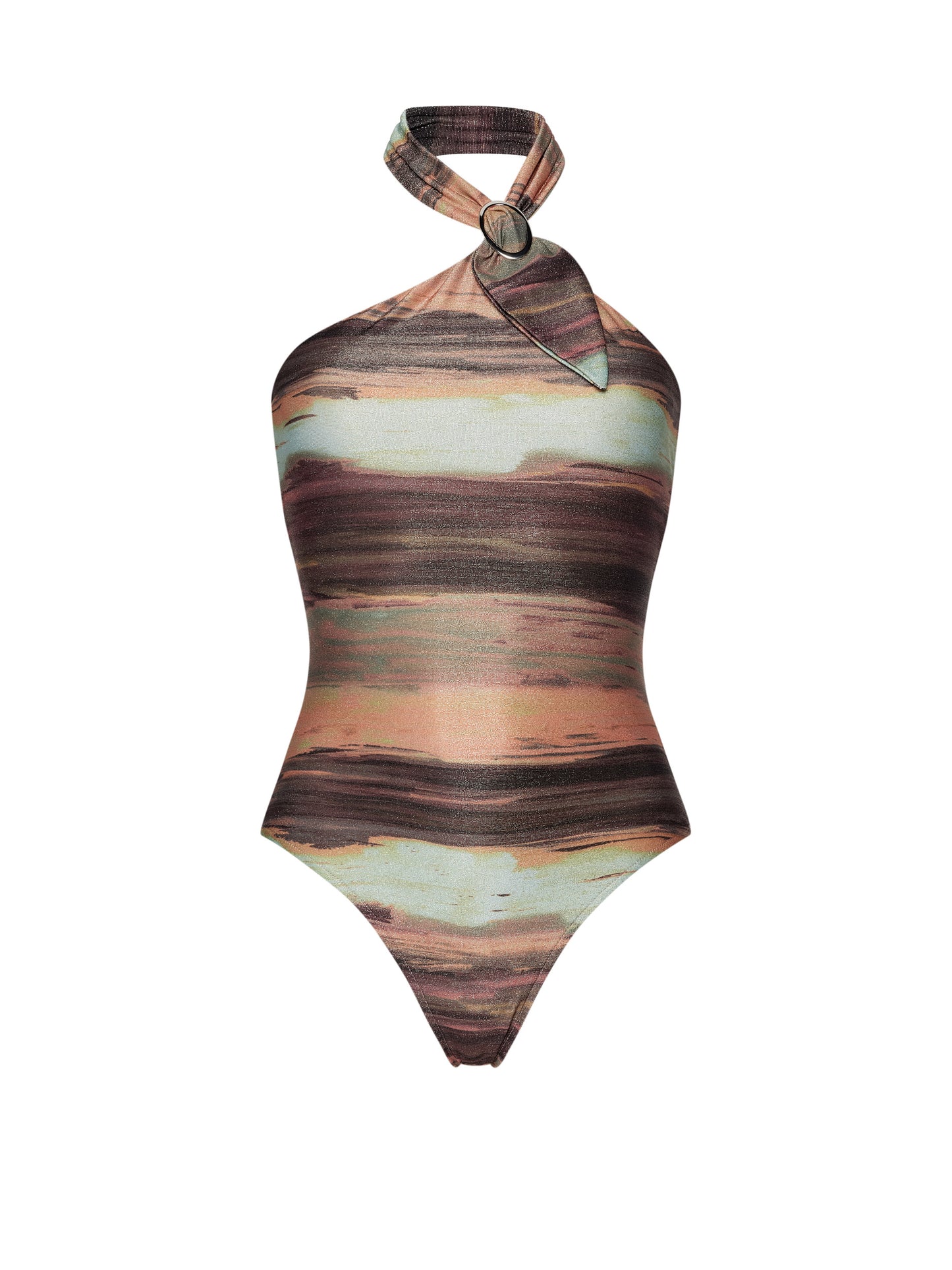 RODEO HIGH-NECK SWIMSUIT | SUNSET