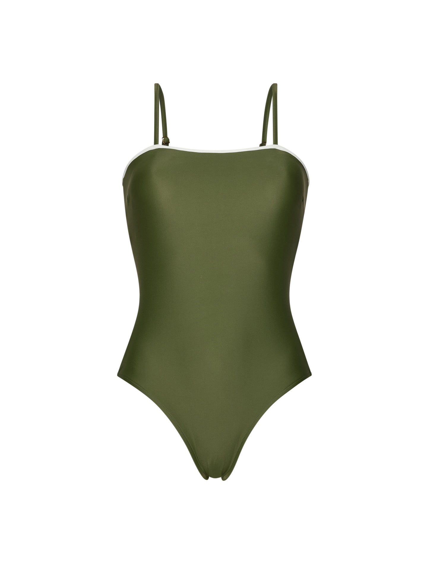 CARWASH SWIMSUIT | GREEN & WHITE