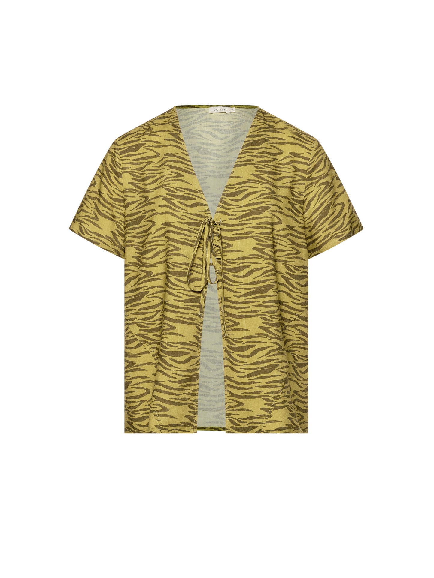 COUNTRY BLOUSE | OLIVE ZEBRA