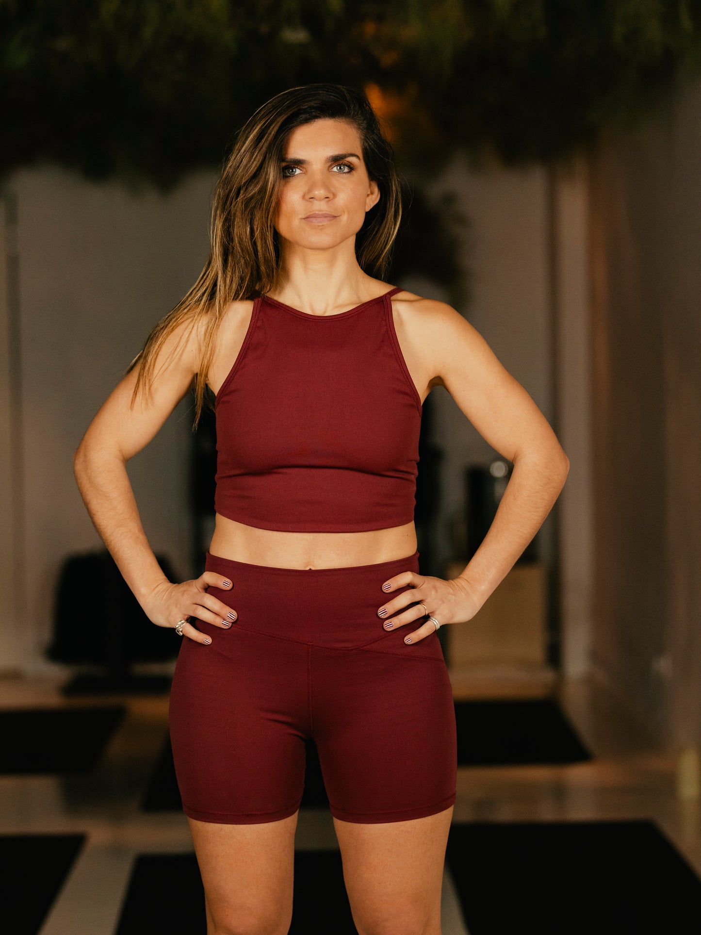 SPORTY SHORTS | BURGUNDY