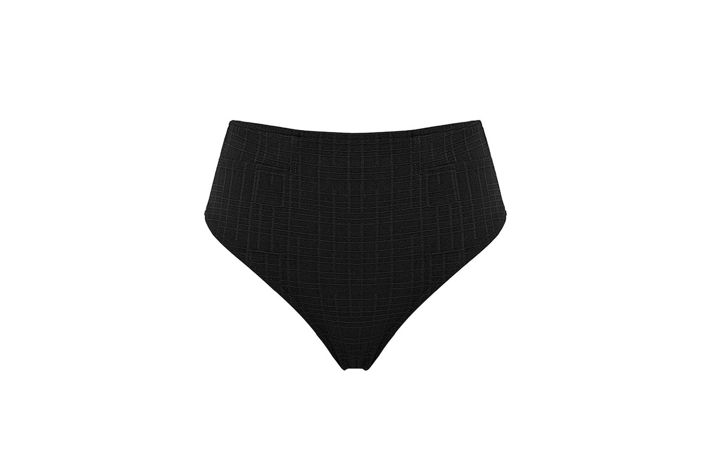ONO HIGH-WAISTED BIKINI BOTTOM BOTTOM | MIDNIGHT BLACK